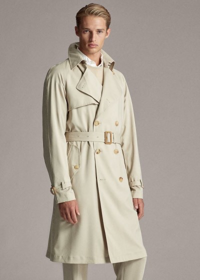 Men's Ralph Lauren Water-Repellent Wool Coat | 201498SKC